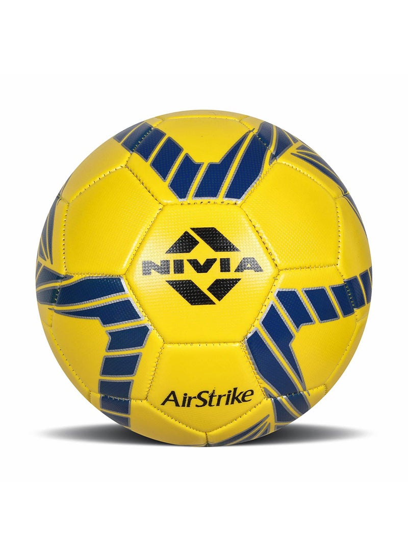 نيفيا كرة القدم الجوية سترايك | مقاس 5 | مخيط PVC الرغوي | 32 لوحة | هواية لعب الكرة | كرة القدم | بوتيل المثانة الأساسية - Image 1