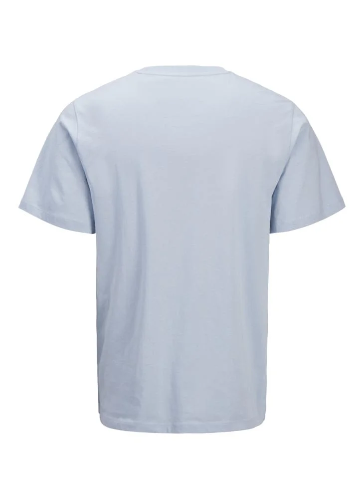 جاك اند جونز تيشيرت بياقة دائرية بقصة عادية