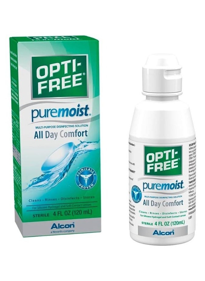 Opti-Free Opti-free-120ml Pure Moist Contact Lens Solution  - Image 1