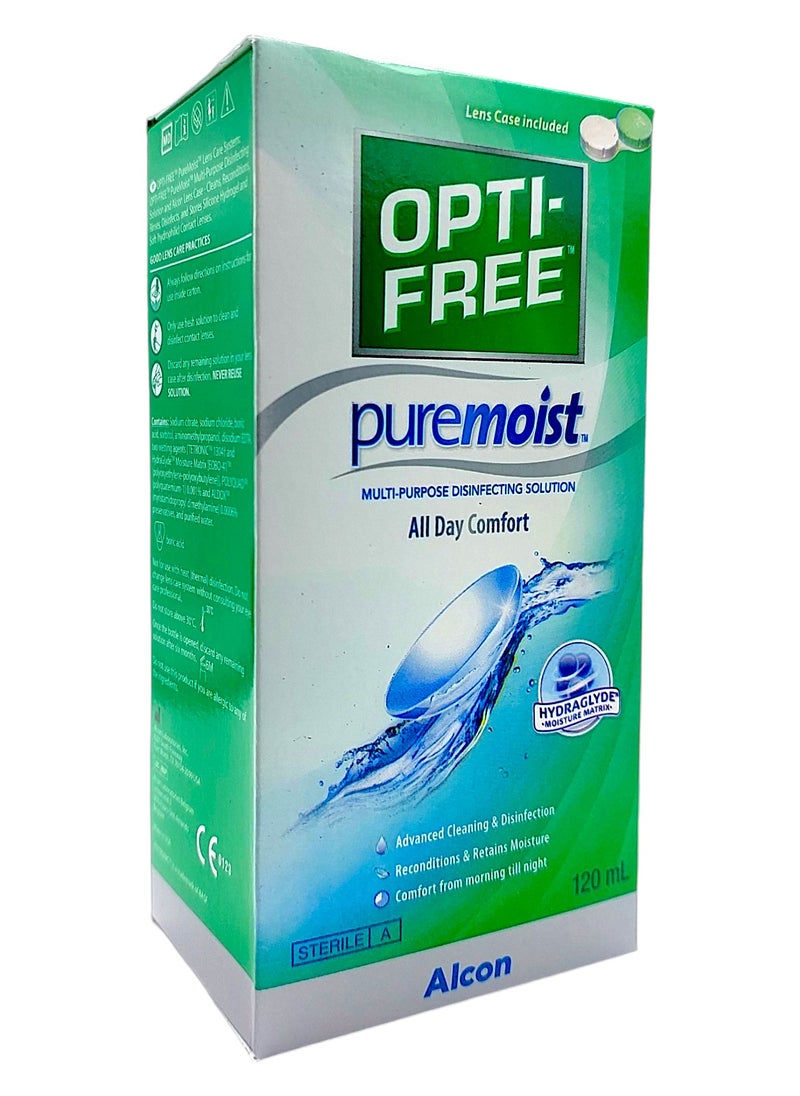 Opti-Free Opti-free-120ml Pure Moist Contact Lens Solution  - Image 2