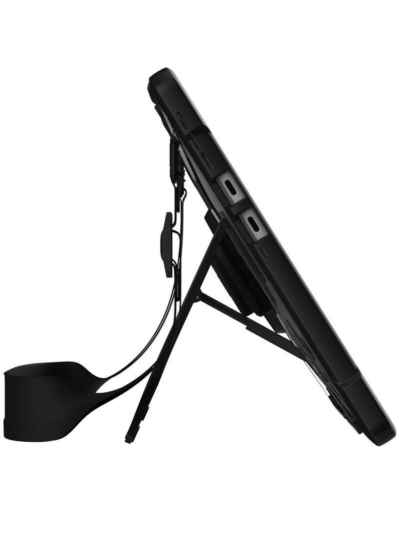 Urban Armor Gear - UAG Plasma Microsoft Surface Pro 11 / 10 / 9 Case Built-in Kickstand with Hand & Shoulder Strap Pen Holder Rugged Heavy Duty Protective cover - Black | Ice - Image 1