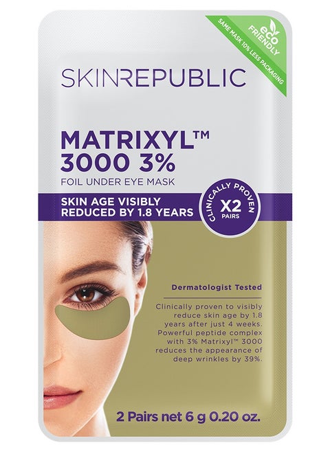Matrixyl 3000 Anti-Aging Under Eye Patches (2 Pairs) – Under Eye Masks with Peptide Complex, Boosts Collagen & Elastin, Reduces Deep Wrinkles, Improves Skin Texture & Reverses Skin Aging