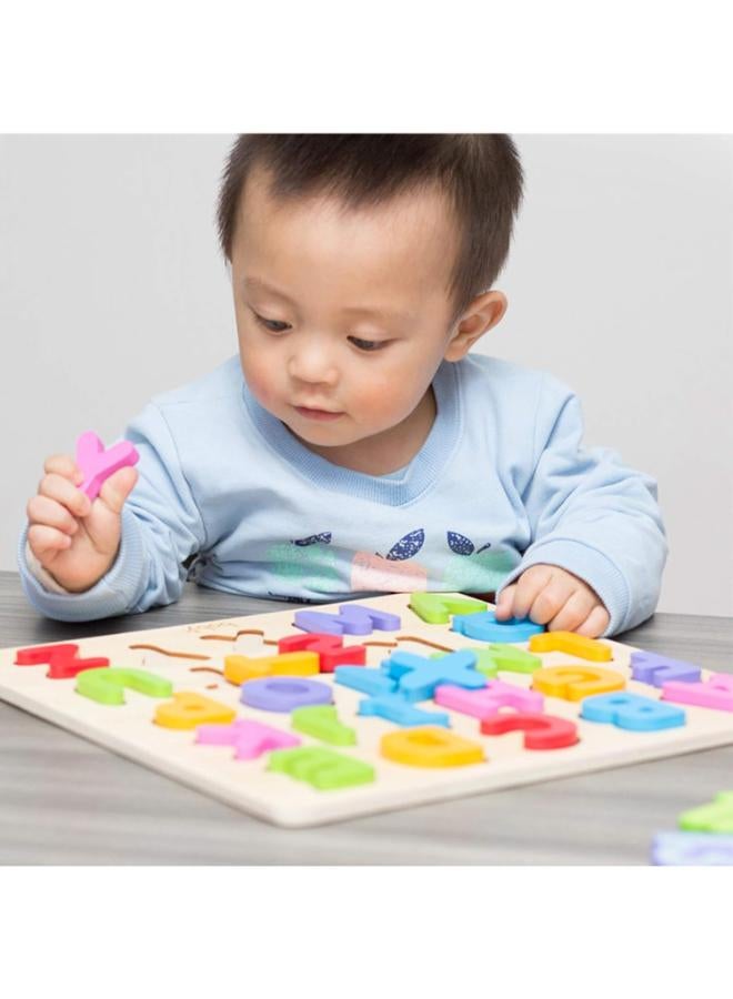 Wooden ABC & Number Puzzle – 26 Pieces - Image 4