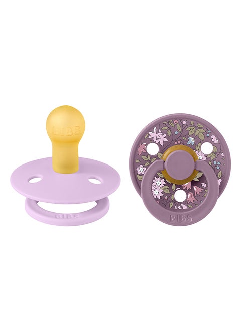Pack of 2 X Liberty Colour Camomile Lawn Latex Size 1 Violet Sky Mix