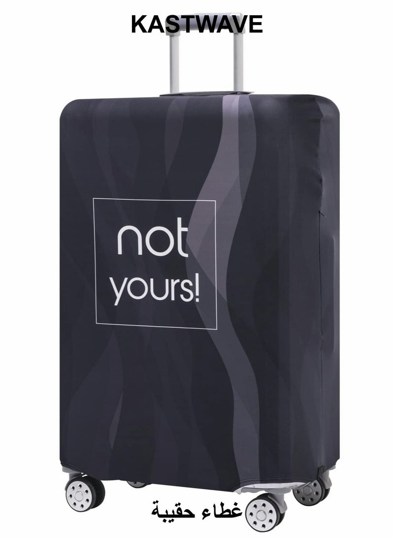 KASTWAVE Luggage Cover, Washable Suitcase Protector Anti-scratch Suitcase Cover Fits 22-24 Inch Luggage (M) - Image 1