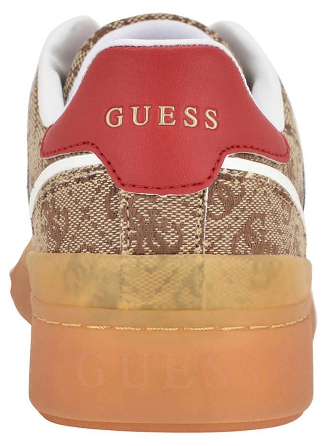 GUESS حذاء رياضي نسائي إنارت، بني متوسط 212، 37.5 EU - Image 5