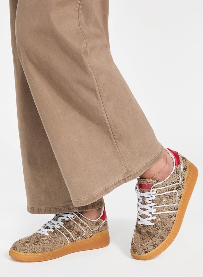 GUESS حذاء رياضي نسائي إنارت، بني متوسط 212، 37.5 EU - Image 2