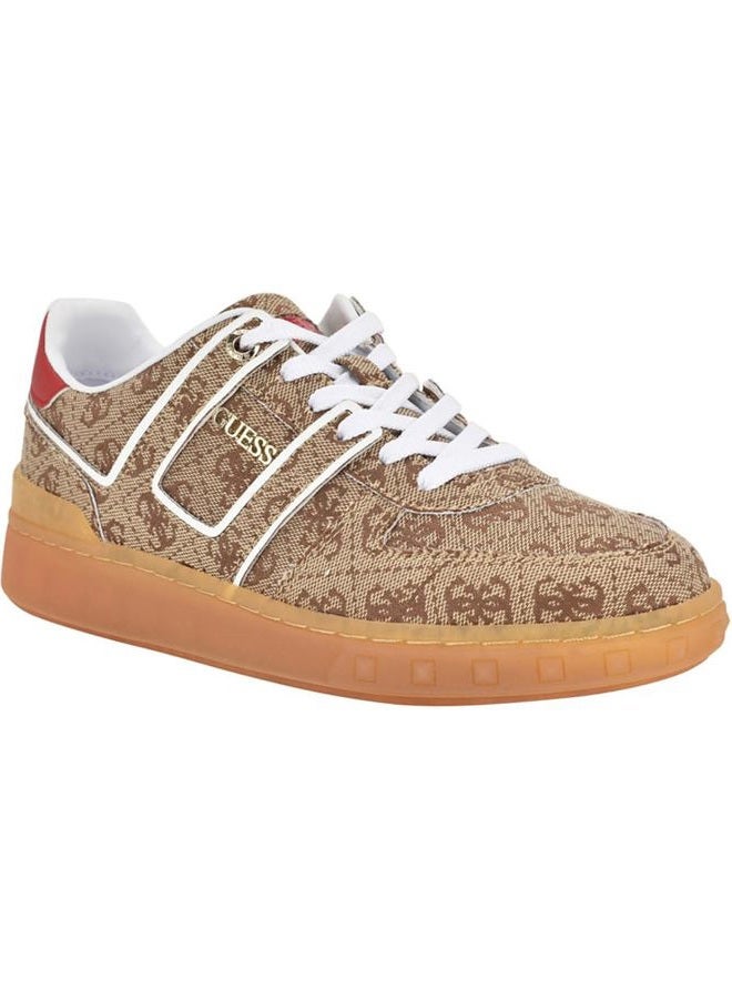 GUESS حذاء رياضي نسائي إنارت، بني متوسط 212، 37.5 EU - Image 3
