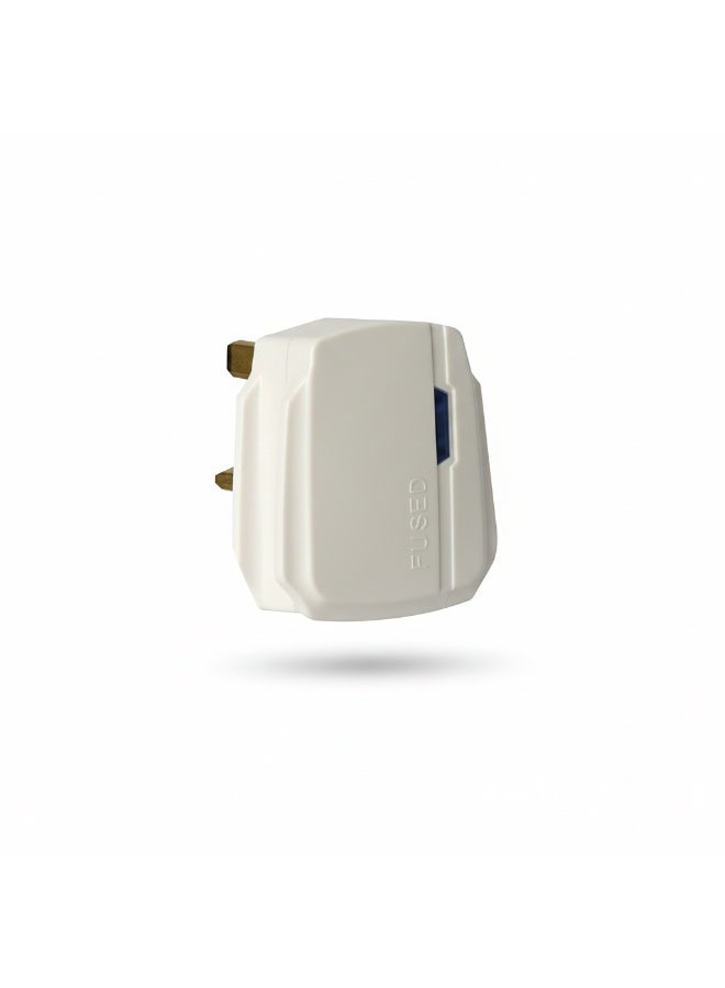 SEMICNZ 32A 3-Pin UK Fused Plug Top – High-Quality White Plug for Heavy-Duty & High-Voltage Equipment | Safe & Reliable Connection - Image 1