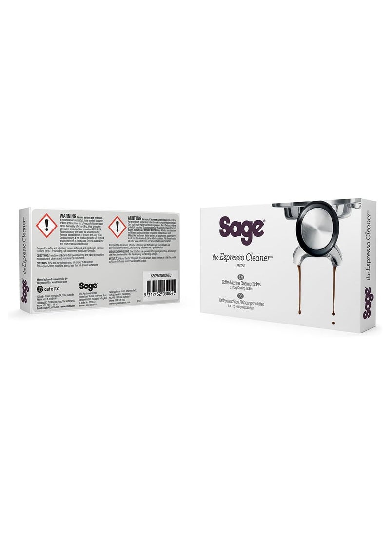 Sage - Sage - Espresso Cleaning Tablets - Removes Coffee Oils & Residues from all Sage Espresso Machines, 8 Count (Pack of 1) - Image 1