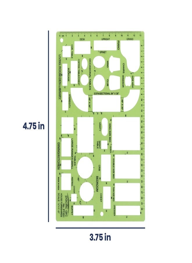 Pacific Arc House Furnishing Template Guide, with Beds, Tables, Couches, Chairs, and Other Furnishings - Image 2