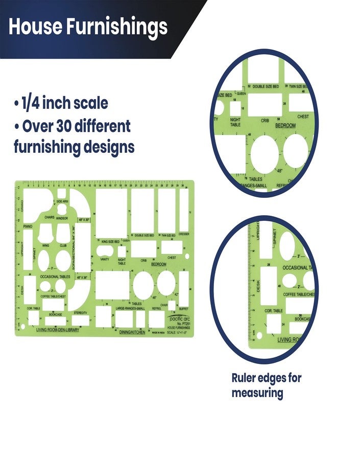 Pacific Arc House Furnishing Template Guide, with Beds, Tables, Couches, Chairs, and Other Furnishings - Image 3