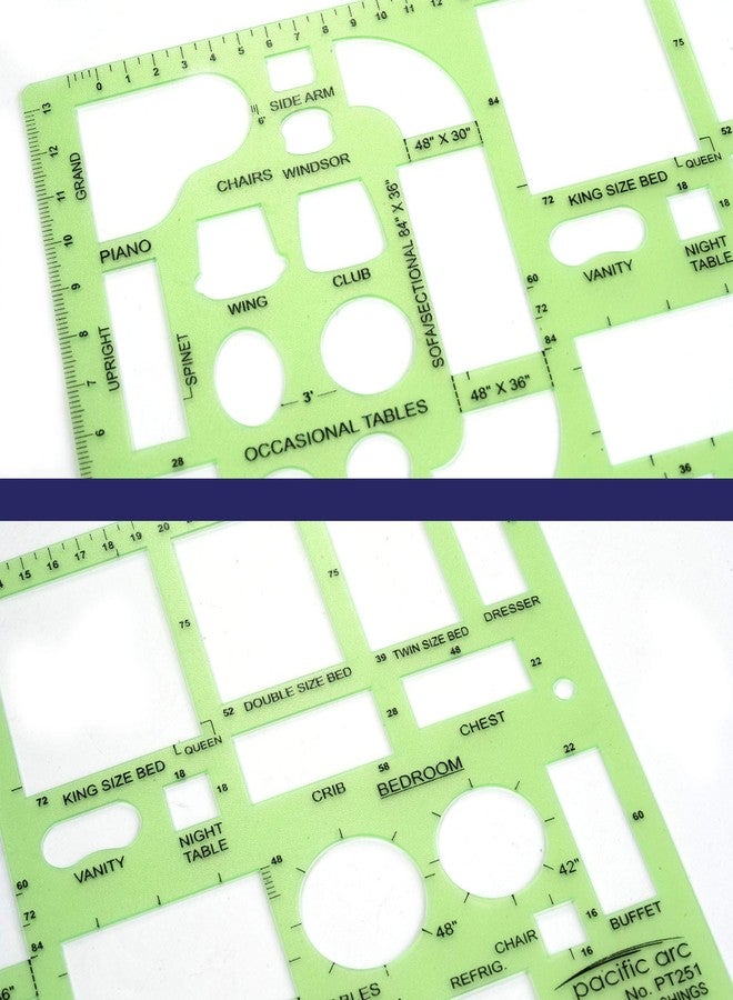 Pacific Arc House Furnishing Template Guide, with Beds, Tables, Couches, Chairs, and Other Furnishings - Image 4