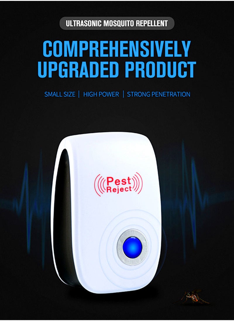 Electronic Ultrasonic Pest Repeller Indoor Plug in Repellent for Mice Cockroach Spider Ant Mosquito Bug Insect