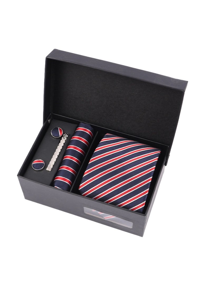 المألوف المشارب ربطة العنق دعوى هدية مربع مجموعة (التعادل ، جيب مربع ، أزرار أكمام ، التعادل كليب مجموعة)