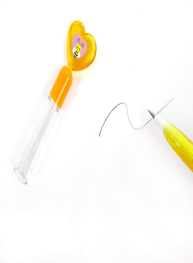 تايني ميلز TINYMILLS 24 قطعة من أقلام الرصاص متعددة النقاط قابلة للتكديس مع ممحاة على شكل نحل طنان ونحل العسل لهدايا الحفلات وحفلات استقبال المولود وحقائب الهدايا ومكافآت الفصل الدراسي - Image 4