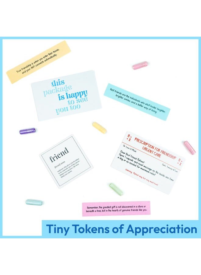 Sensemory 50 Friendship Capsule Messages in a Bottle for Women, BFF, Sister Gifts, Bestie, Ideas for Friends, Sympathy Gifts, for Women & Men, Just Friends. - Image 5