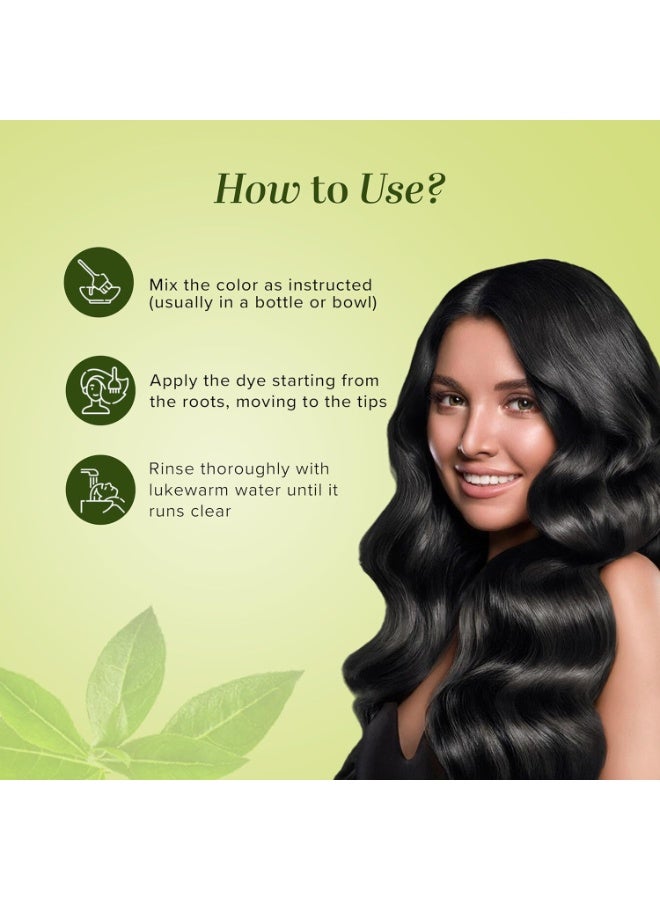 كادي نيتشورال خادي لون شعر أسود طبيعي 150 جرام - Image 3