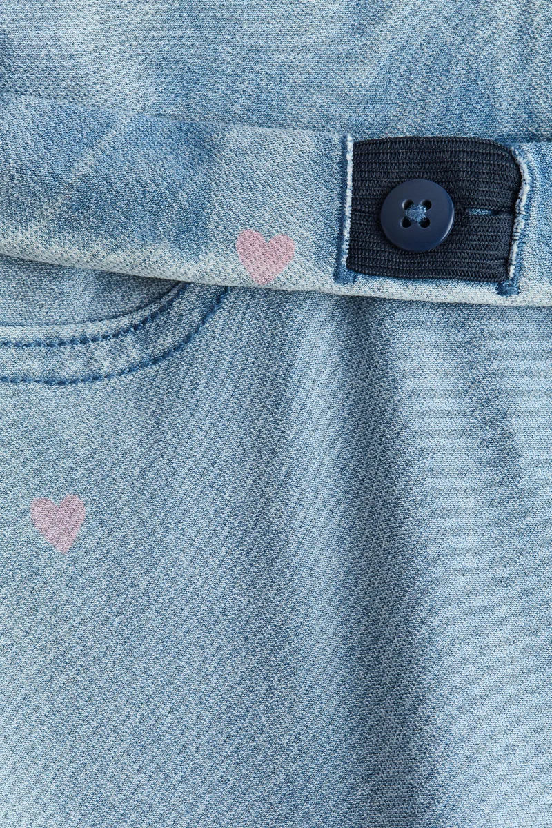 H&M Wide denim-look trousers