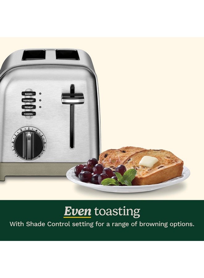 Cuisinart Cuisinart CPT-160 Metal Classic 2-Slice Toaster, Brushed Stainless  - Image 2