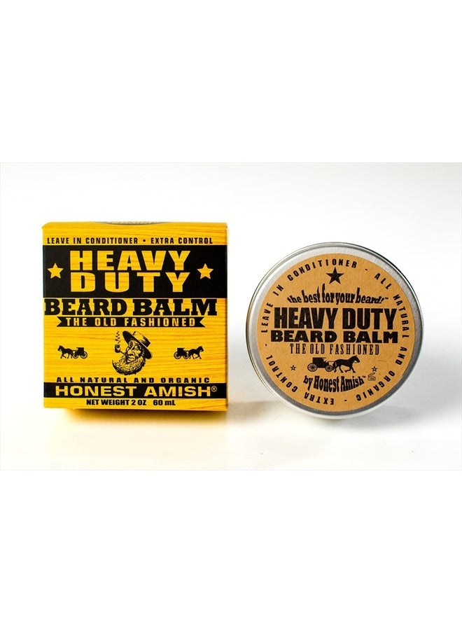 Honest Amish Heavy Duty Beard Balm - 2 Ounce - Beard Conditioner  - Image 2
