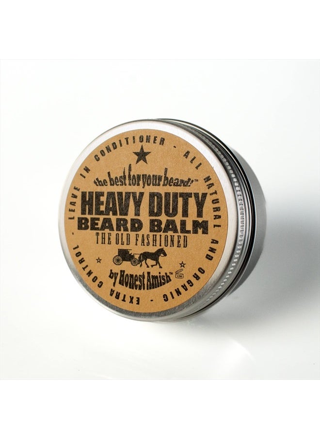 Honest Amish Heavy Duty Beard Balm - 2 Ounce - Beard Conditioner  - Image 1