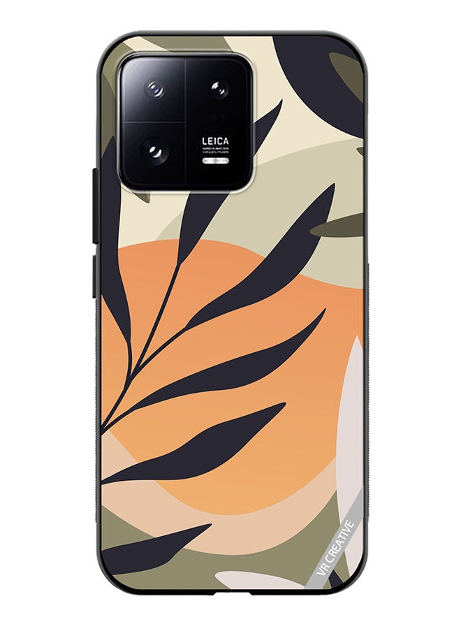 VR CREATIVE Protective Case Cover For Xiaomi 13 Leaf Tropical Design Multicolour - Image 1
