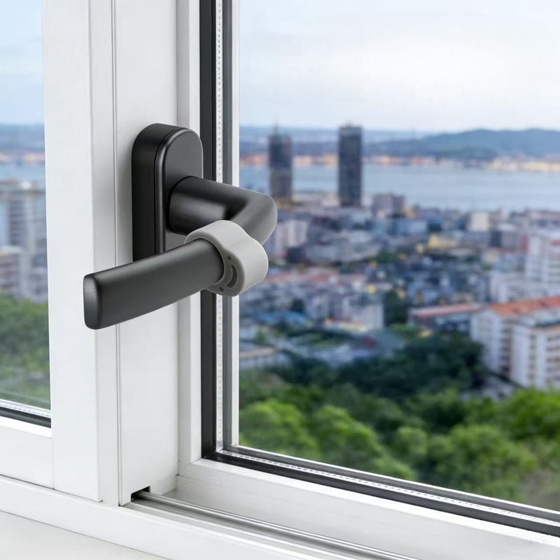 Grey Door Silencer Rings 6 Pieces Soft Shock Absorbing Protect Walls Easy Install - Image 5