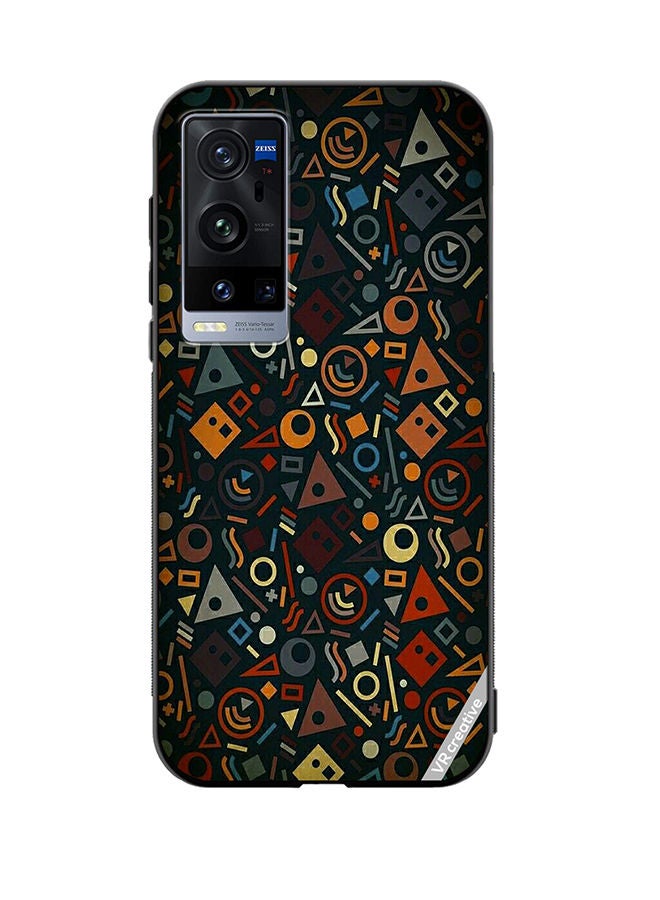 VR CREATIVE Protective Case Cover For Vivo X60 Pro Plus Maxin Pattern Design Multicolour - Image 1