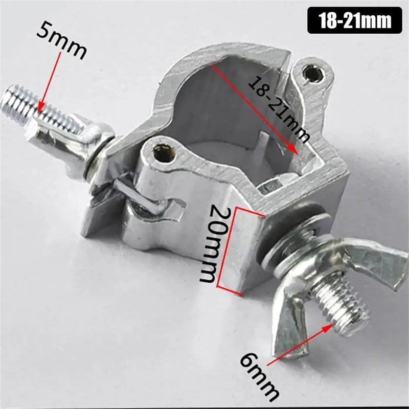 Home & professional compatible 2 Pcs Aluminum Alloy Stage Lights Truss Clamp Quick Release Clip Bracket DJ Light Clamps Silver 18-21mm 38-52mm Lamp Hanger Hooks for Sport Lights(38-52mm) Freeze crack proof Universal design Varied available picks User feedback upgraded quality Long lifespan Climate adapted upgraded quality Stable local goods source Nationwide courier network All consumer tier purchase options KSA market compliant quality Post-order arranged dispatch Fast warehouse picking Ready post purchase fulfill Long use oriented quality Flat working surface Reliable daily use design Simplified versatile design Space saving Daily wear upgraded resistant material Repeated detach compatible build Balanced structure Simple multi-color universal build Wide daily application All space matching look - Image 4