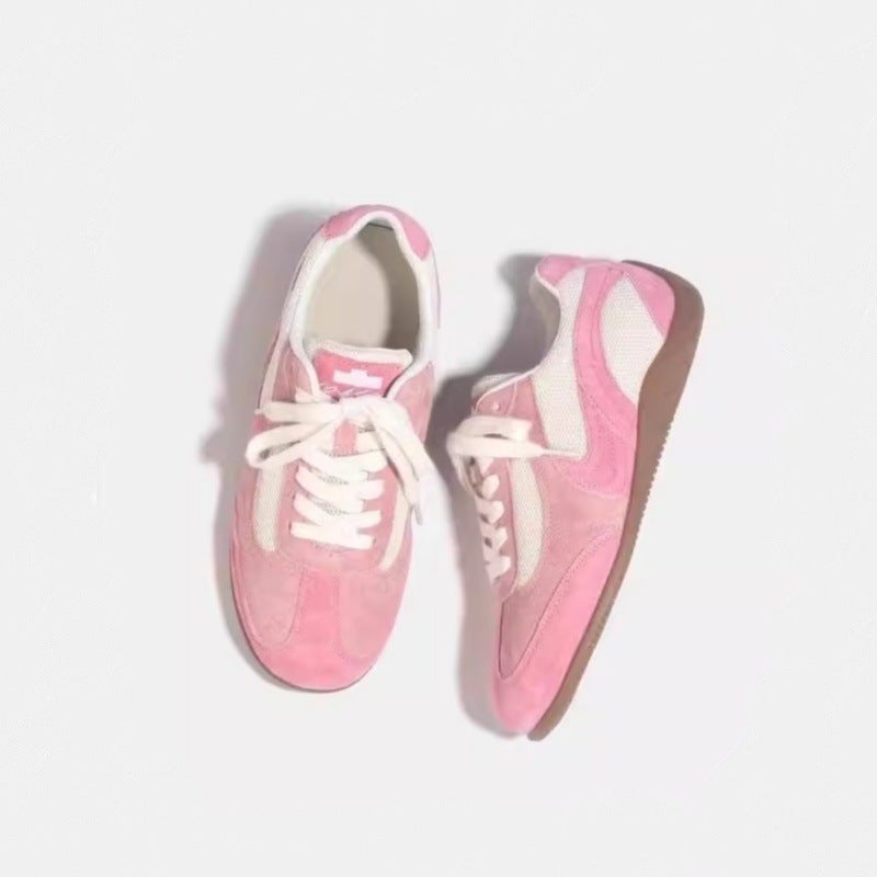 Vintage Color-Block Retro Sneakers for Women - Image 4