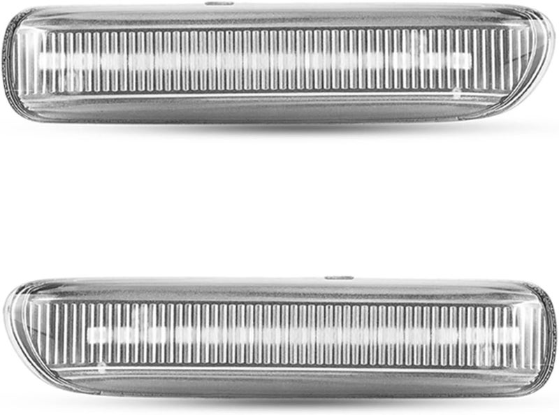 QASULER Dynamic Amber Flowing Turn Signal Lamps for BMW E46 - Image 1