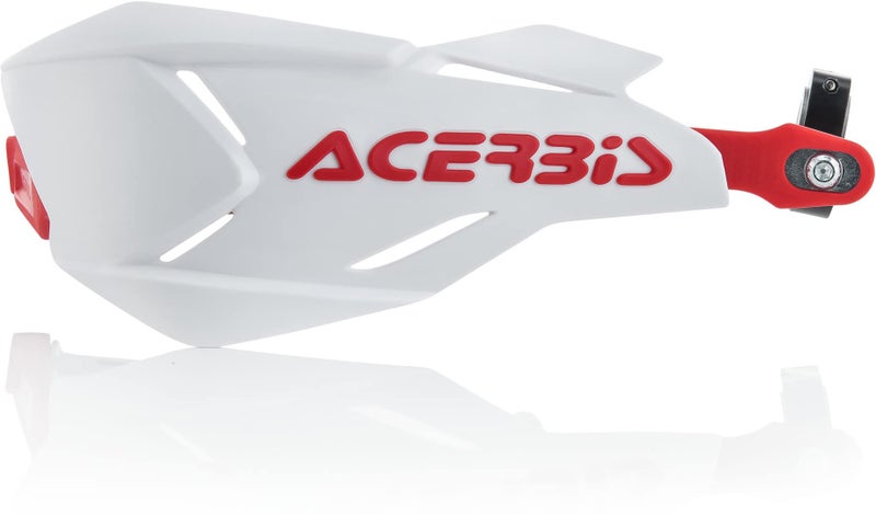 Acerbis 22397.239 Moto Hand Guards, White/Red, Size Unifit - Image 4
