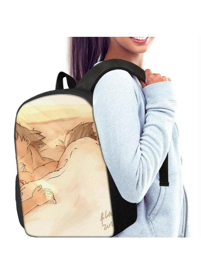general Common universal printed backpack - three-piece backpack combination (available for students, children, friends on outings, mountain climbing, etc.) - 106 - Image 3