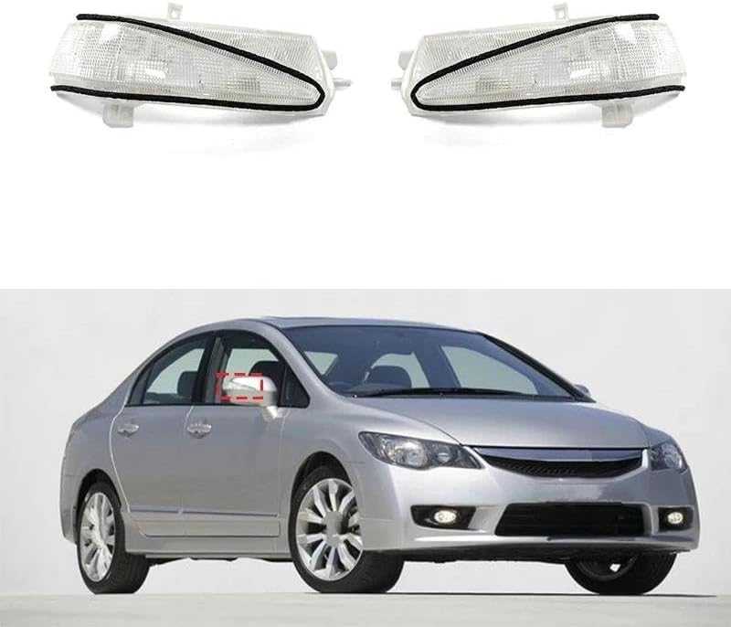 Wivplex LED Side Mirror Turn Signal Light for Civic - Image 2