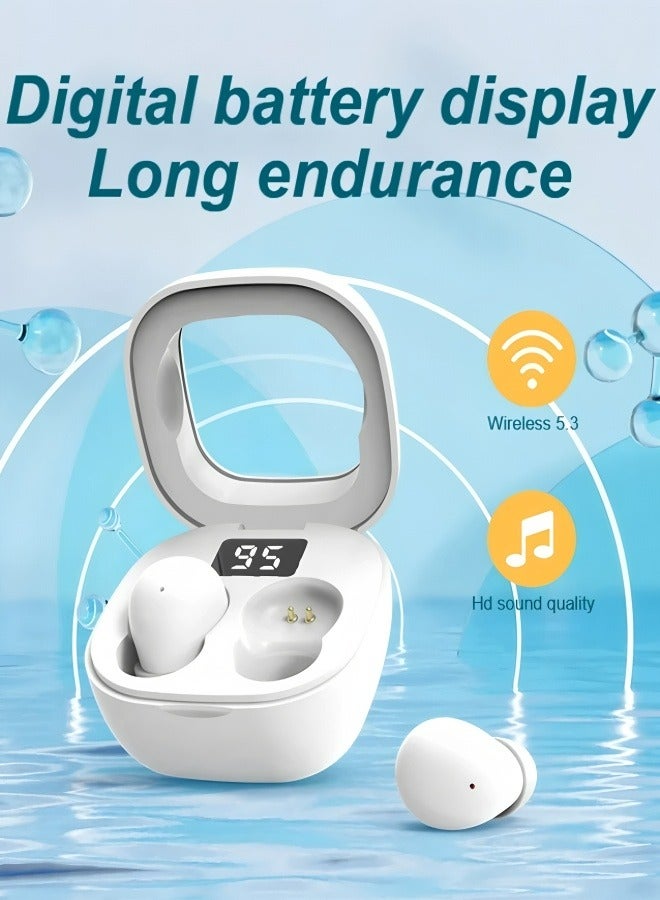 Flyview True Wireless Earbuds, In-Ear Bluetooth 5.3 Headphones 4-Mics ENC Clear Call, Bluetooth Earbuds Touch Control, IPX6 Waterproof TWS, Light-Weight Earphones  - Image 3