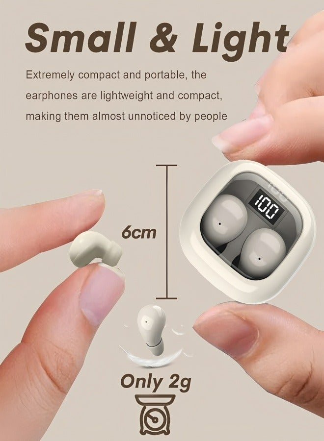 Flyview True Wireless Earbuds, In-Ear Bluetooth 5.3 Headphones 4-Mics ENC Clear Call, Bluetooth Earbuds Touch Control, IPX6 Waterproof TWS, Light-Weight Earphones  - Image 2
