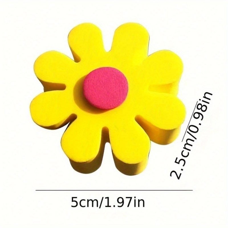 Yellow Flower Car Antenna Ball Small Multi Color Decorative Top Cover - Image 2