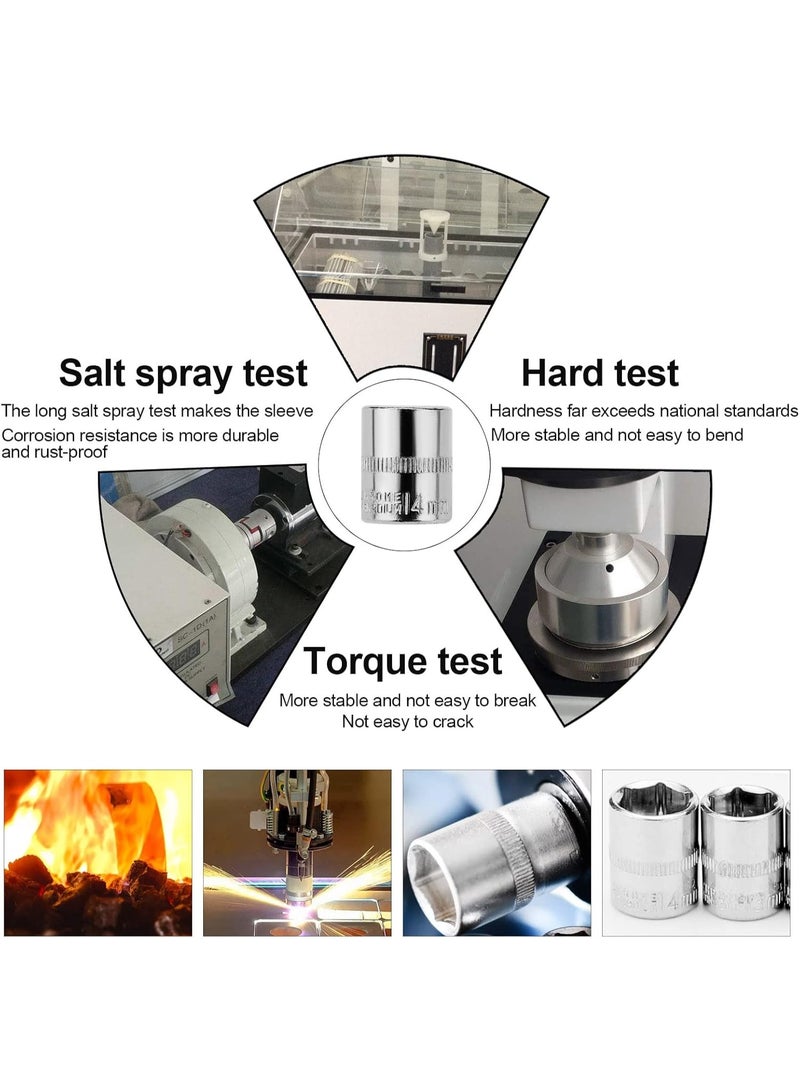 40-piece socket wrench set, wrench kit, mechanical tool set, quick-release wrench set, socket wrench bits and extension bar set, DIY auto repair bit set. - Image 3