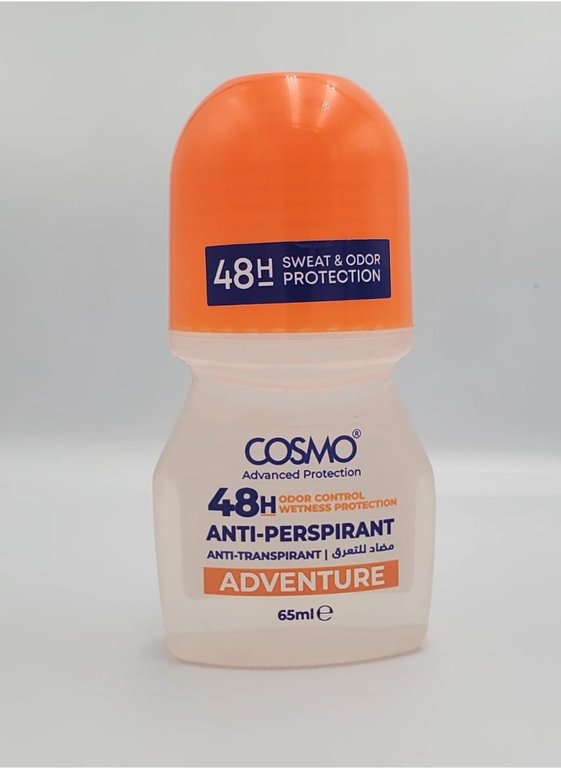 COSMO Adventure 48 Hour Antiperspirant Roll On 65 ml 