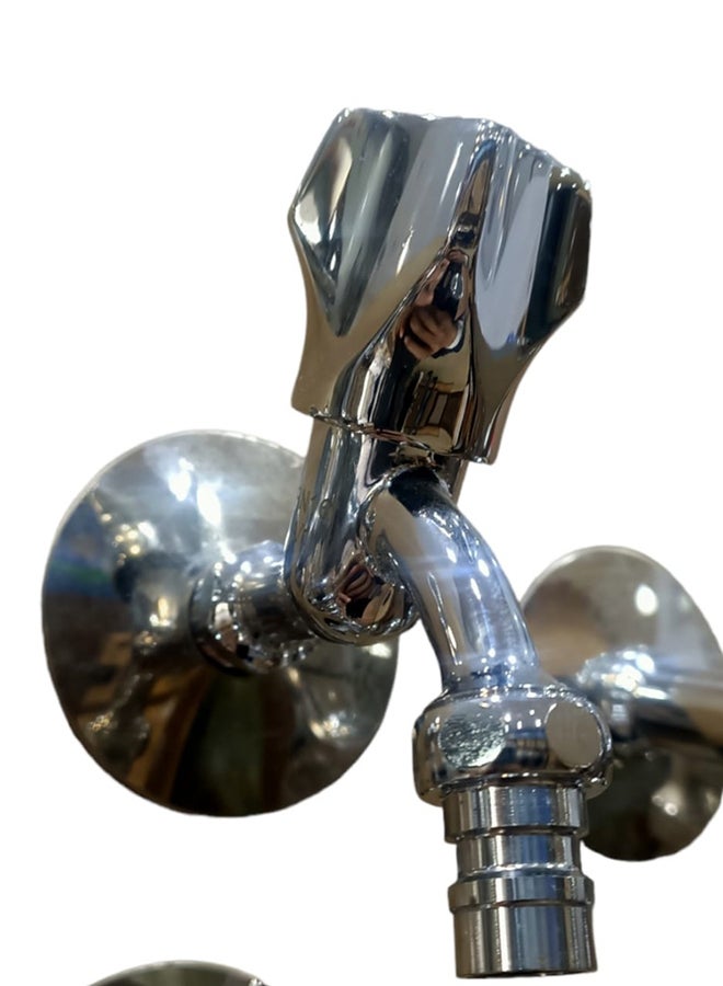 Alfa Turkish Nickel Faucet, Black And White 