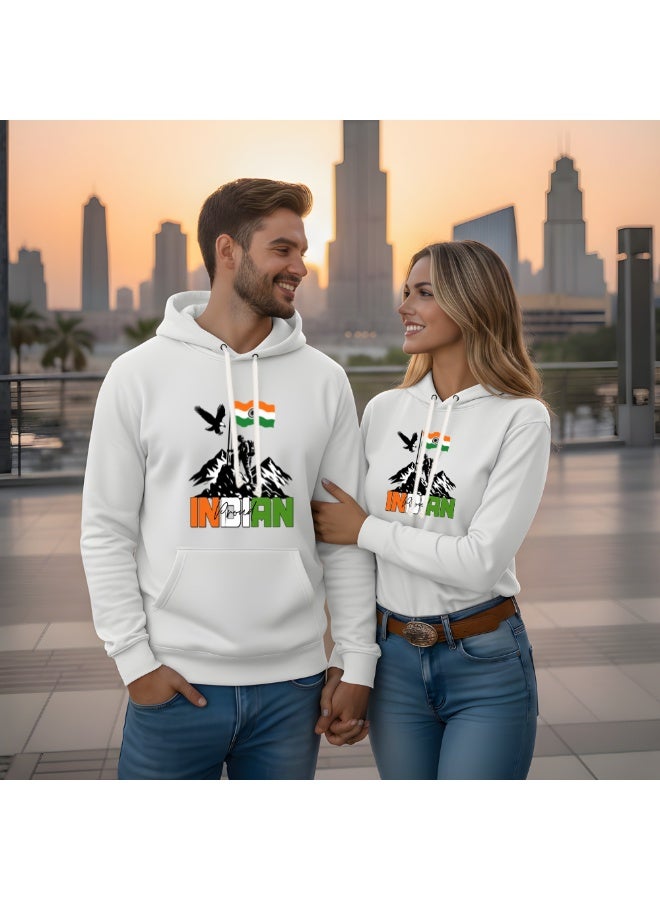 PRINTSHOP4ME India Hoodies For Both Men And Women-Soft Cotton Pullover-Long Sleeve With Drawstring And Kangaroo Pockets-Ideal Unisex Hoodie For Indoor And Outdoor - Image 5