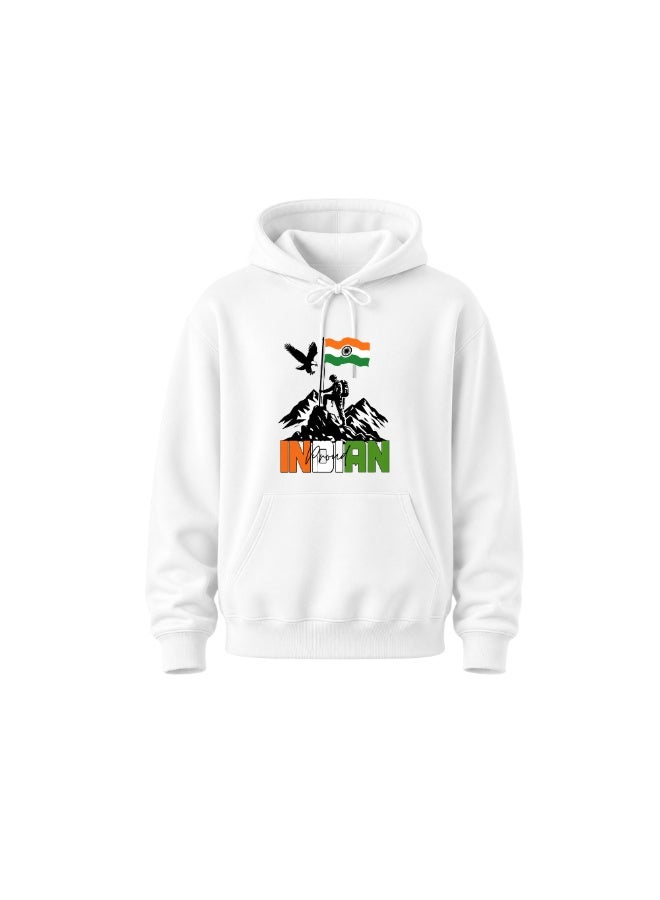 PRINTSHOP4ME India Hoodies For Both Men And Women-Soft Cotton Pullover-Long Sleeve With Drawstring And Kangaroo Pockets-Ideal Unisex Hoodie For Indoor And Outdoor - Image 1