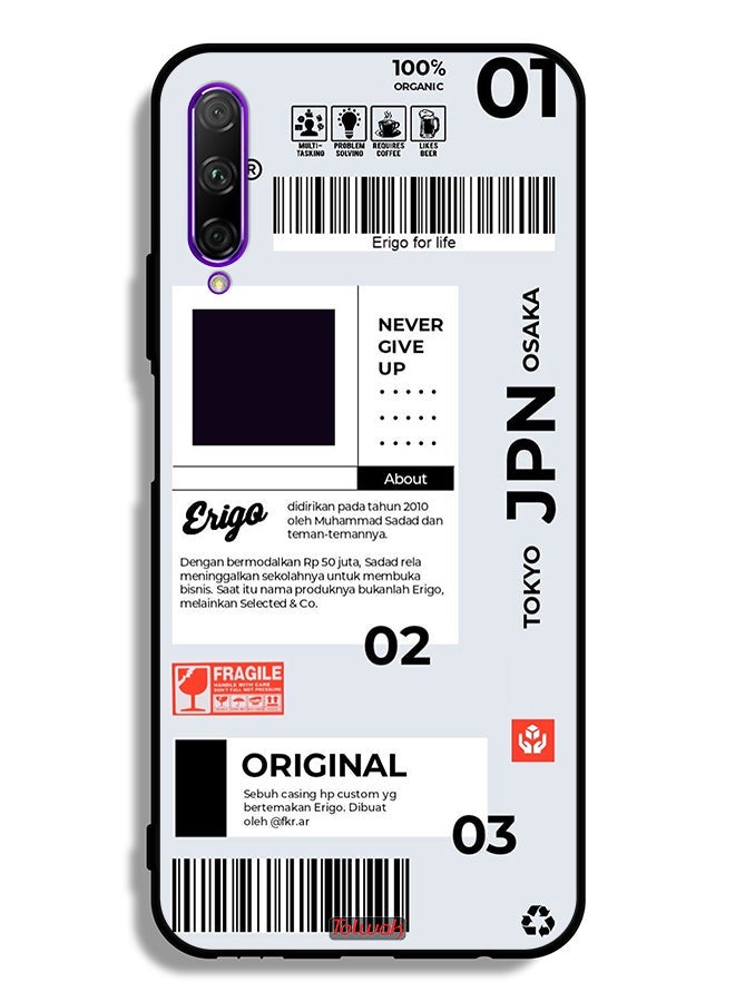 Tolwak Honor 9X Pro Protective Case Cover Japan Sticker - Image 2