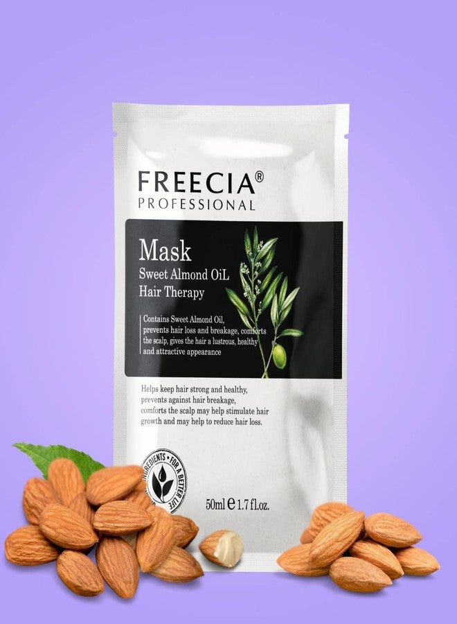 Freecia Professional Hair Mask Sweet Almond Oil Hair Therapy (Pack of 5) - Image 2