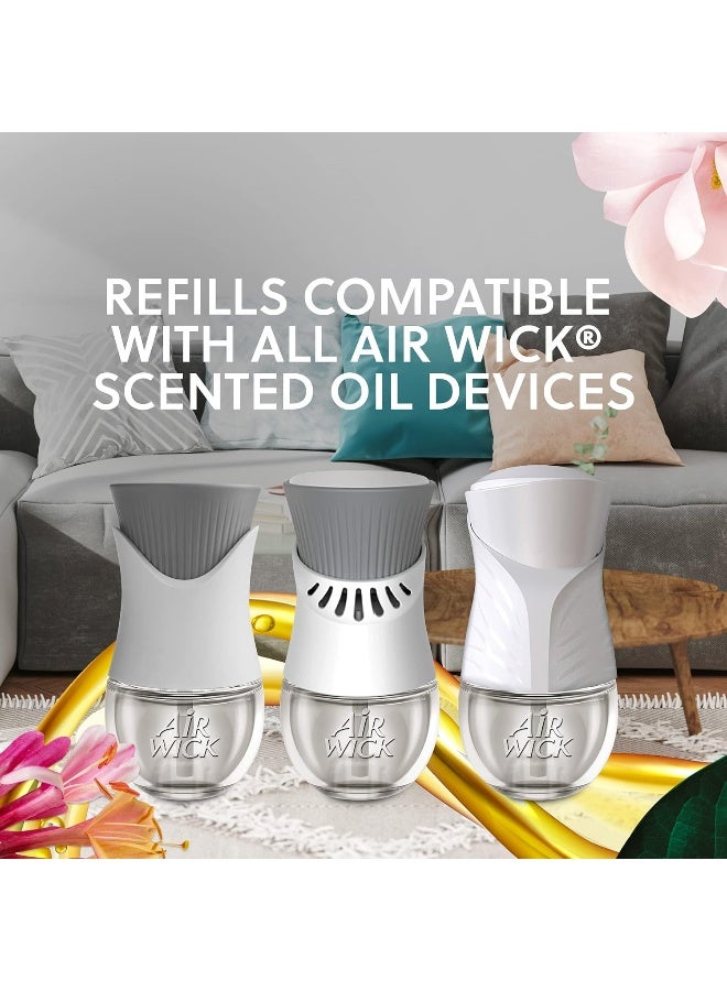 Air Wick Air Wick Plug in Scented Oil Refill, 5 ct, Hibiscus and Blooming Orchids, Air Freshener, Essential Oils, Spring Collection - Image 3