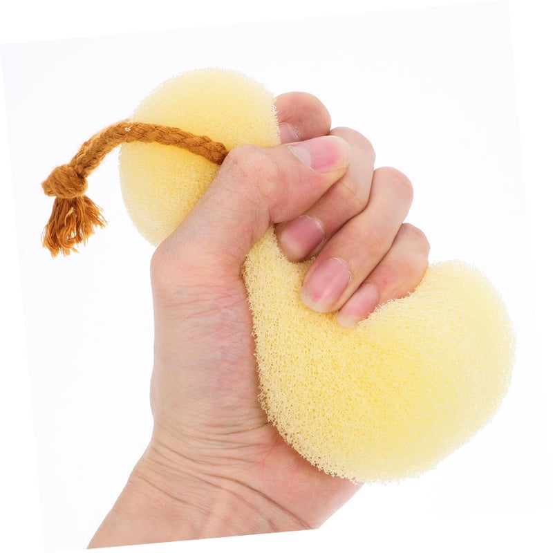 Exfoliating Shower Sponge Set 2Pcs Soft Body Scrubber Quick Drying Home Bath Tool - Image 3