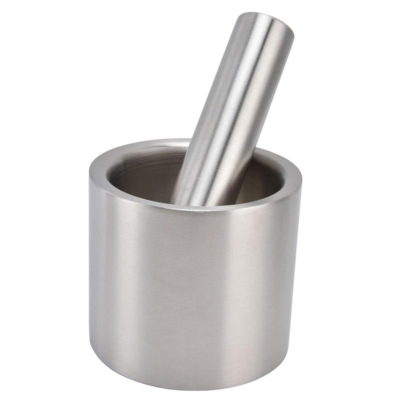 Dual Structure Silent Mortar and Pestle Glossy Kitchen Grinder Practical and Cleanable - Image 4