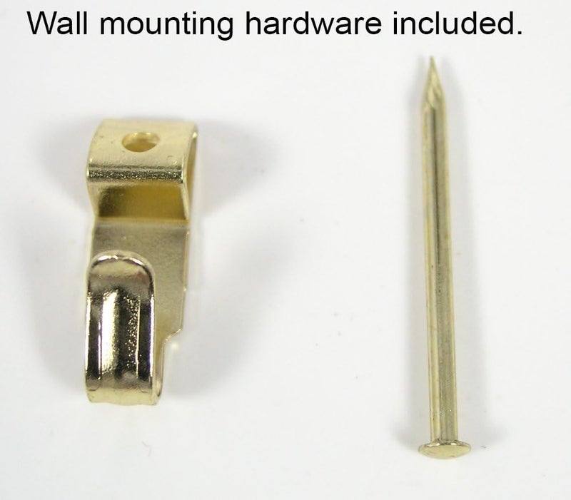 Creative Hobbies Deluxe Plate Display Hangers - 3 Different Sizes Assortment - Assembled & Ready to Use - Hang 5 to 14 Inch Plates - Gold Wire Spring Type, Hanger Hooks & Nails Included | Pack of 3 - Image 4