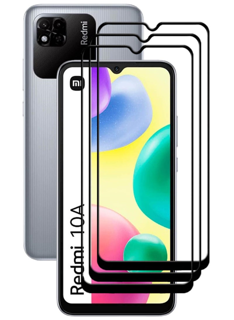 ACLIX 3 Pieces Antistatic ESD Dustproof Premium Quality High Definition Tempered Glass Screen Protector Designed For Xiaomi Redmi 10A - Image 1